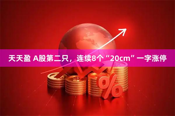 天天盈 A股第二只，连续8个“20cm”一字涨停