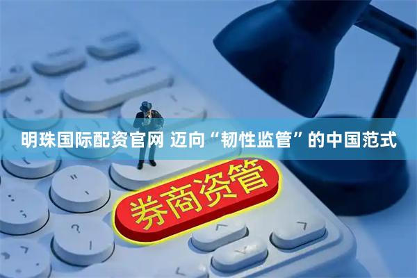明珠国际配资官网 迈向“韧性监管”的中国范式